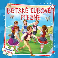 Detské ľudové piesne: Obsahuje 6x puzzle - Kniha
