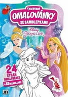 Shaped colouring book with stickers Princesses - Colouring Book