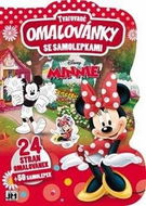Tvarované omalovánky se samolepkami Minnie - Omalovánky