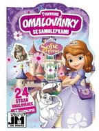 Shaped colouring book with stickers Sofia - Colouring Book