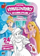 Shaped colouring book with stickers Princesses - Colouring Book