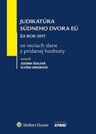 Judikatúra Súdneho dvora EÚ za rok 2017 vo veciach dane z pridanej hodnoty - Kniha