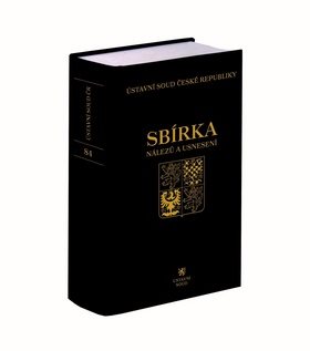 Sbírka nálezů a usnesení ÚS ČR: svazek 84 + CD - Kniha - Main image