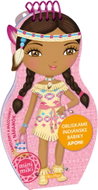 We dress Indian dolls APONI - Colouring Book