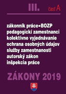 Zákony 2019 III. časť A - Kniha