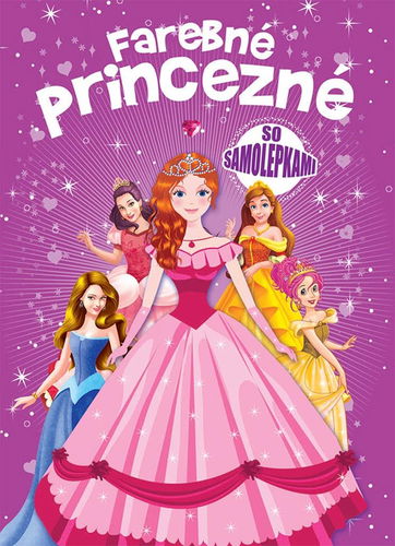 Farebné princezné: So samolepkami - Omalovánky - Hlavní obrázek
