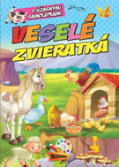 Maľovanka Veselé zvieratká so samolepkami  - Kniha