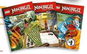 LEGO NINJAGO Krabička plná knih: Hledej a vyřeš, Kresli a navrhuj, Čti a vytvoř+figurka - Kniha