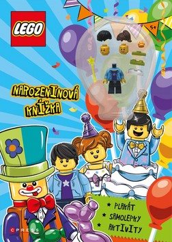 LEGO ICONIC Narozeninová knížka: Plakát, samolepky, aktivity + minifigurka - Kniha - Hlavní obrázek