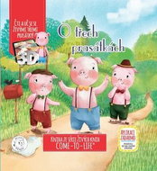 O třech prasátkách: Čti a uč se se živými třemi prasátky! - Kniha