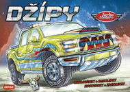 Džípy Turbo Motory: omalovánky + samolepky - Kniha