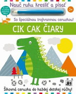 Nauč ruku kresliť a písať Cik cak čiary: So špeciálnou trojhrannou ceruzkou! - Kniha