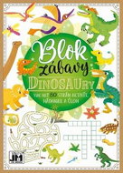 Blok zábavy Dinosaury: Viac než 80 strán aktivít, hádaniek a úloh - Kniha