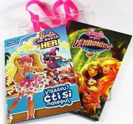 Barbie Taška plná příběhů: Barbie ve světe her, Sestřičky a psí dobrodružství - Kniha
