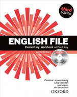 English File Third Edition Elementary Workbook Without Answer Key - Kniha