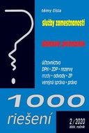 1000 riešení Služby zamestnanosti, daňové priznanie: Účtovníctvo, DPH, ZDP, rezervy, mzdy, odvody, Z - Kniha