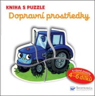 Kniha s puzzle Dopravní prostředky - Kniha