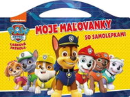 Labková patrola Moje maľovanky so samolepkami  - Kniha