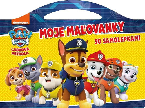 Labková patrola Moje maľovanky so samolepkami  - Kniha - Main image