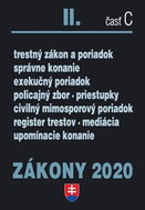 Zákony 2020 II. časť C: trestný zákon a poriadok, správne konanie, exekučný poriadok, policajný zbor - Kniha