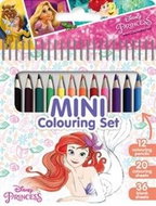 Mini notebook with crayons Princesses - Colouring Book
