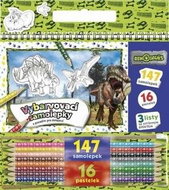 Vybarvovací samolepky Dinosauři - Samolepka
