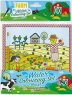 Water colouring book with brush Farm - Colouring Book