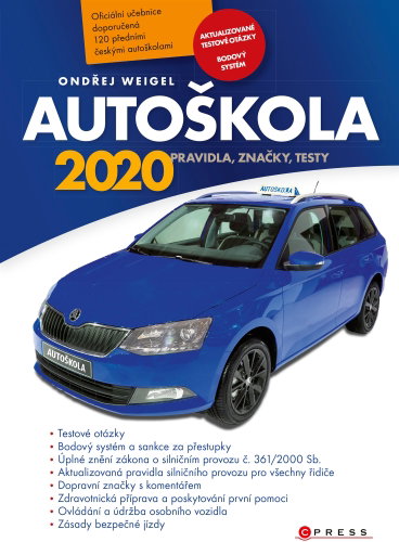 Autoškola 2020: Pravidla, značky, testy, bodový systém - Kniha - Main image