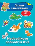 Čítanie s nálepkami Medvedíkove dobrodružstvá - Kniha