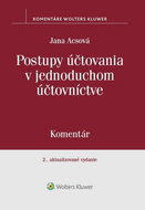 Postupy účtovania v jednoduchom účtovníctve - Kniha