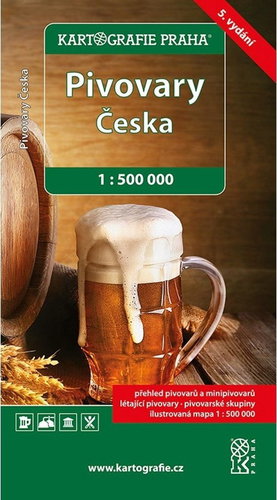 Pivovary Česka: 1 : 500 000 - Kniha - Main image