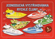Jednoduchá vystřihovánka rychlé čluny: Stavebnice papírového modelu - Vystřihovánky