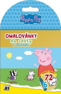 Coloring pages for travel with waxworks Peppa Pig - Painting for Kids
