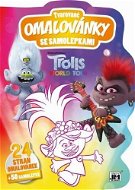 Shaped colouring book with stickers Trolls 2 - Colouring Book