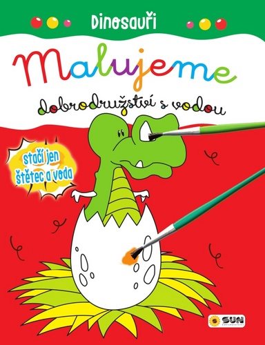 Dinosauři Malujeme: Dobrodružství s vodou - Kniha - Main image