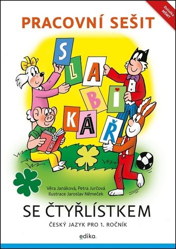 Slabikář se Čtyřlístkem Pracovní sešit - Kniha - Hlavní obrázek