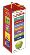Knižky vo vežičke Slovíčka: 8 malých leporel, tvary, zahrajme sa, protiklady, oblečenie, jedlo, počí - Kniha