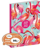 18-month diary Petito - Flamingos 2020/2021 - Planner