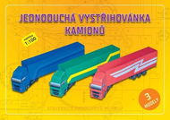 Jednoduchá vystřihovánka kamionů - Vystřihovánky