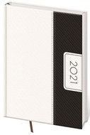 Diary 2021 daily A5 Erie - white / black - Planner