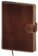 Diary 2021 daily A5 Flip - brown / brown - Planner