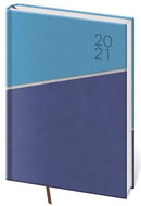 Diary 2021 daily A5 Line - blue - Planner