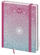 Diary 2021 daily B6 Vario - Mandala with rubber band - Planner