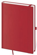 Diary 2021 weekly A5 Double Red with pen loop - Planner