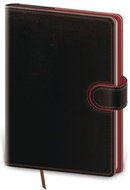 Diary 2021 weekly A5 Flip - black / red - Planner