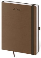 Diary 2021 weekly B6 Flexies - brown - Planner