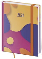 Diary 2021 weekly B6 Vario - Bubles with rubber band - Planner