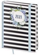 Diary 2021 weekly B6 Vario - Vintage with rubber band - Planner