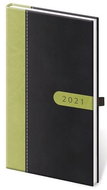 Diary 2021 weekly pocket Bora - black / green - Planner