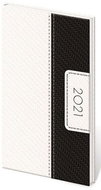 Diary 2021 weekly pocket Erie - white / black - Planner